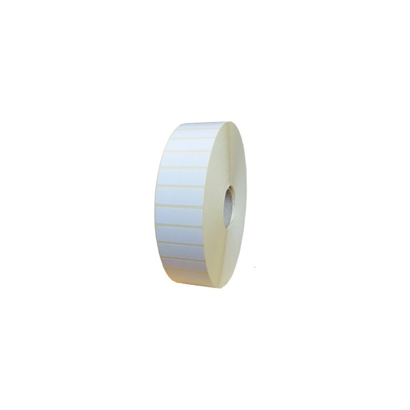 Etichete autoadezive semilucioase 45x15 mm, albe, 10000buc/rola